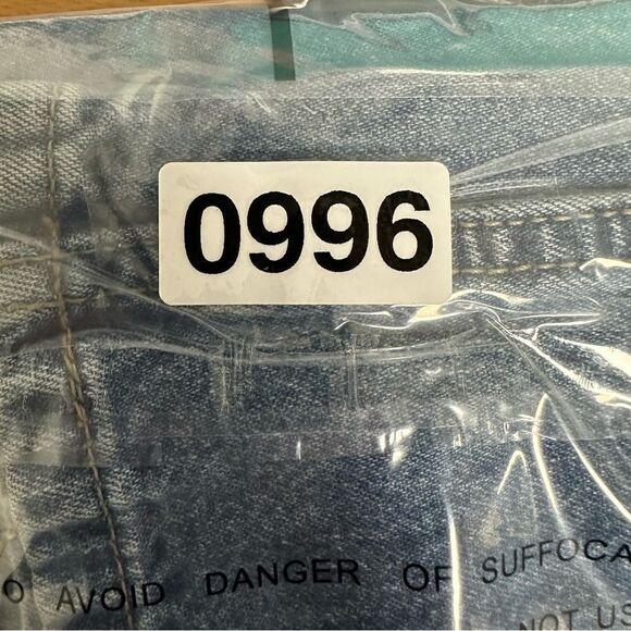 Stephen Hardy Squeeze Jeans Womens 11/12 Flare Leg Bellbottom Glitter Front Blue - Picture 16 of 16